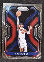 2020-21 Panini Prizm #284 Saddiq Bey Detroit Pistons